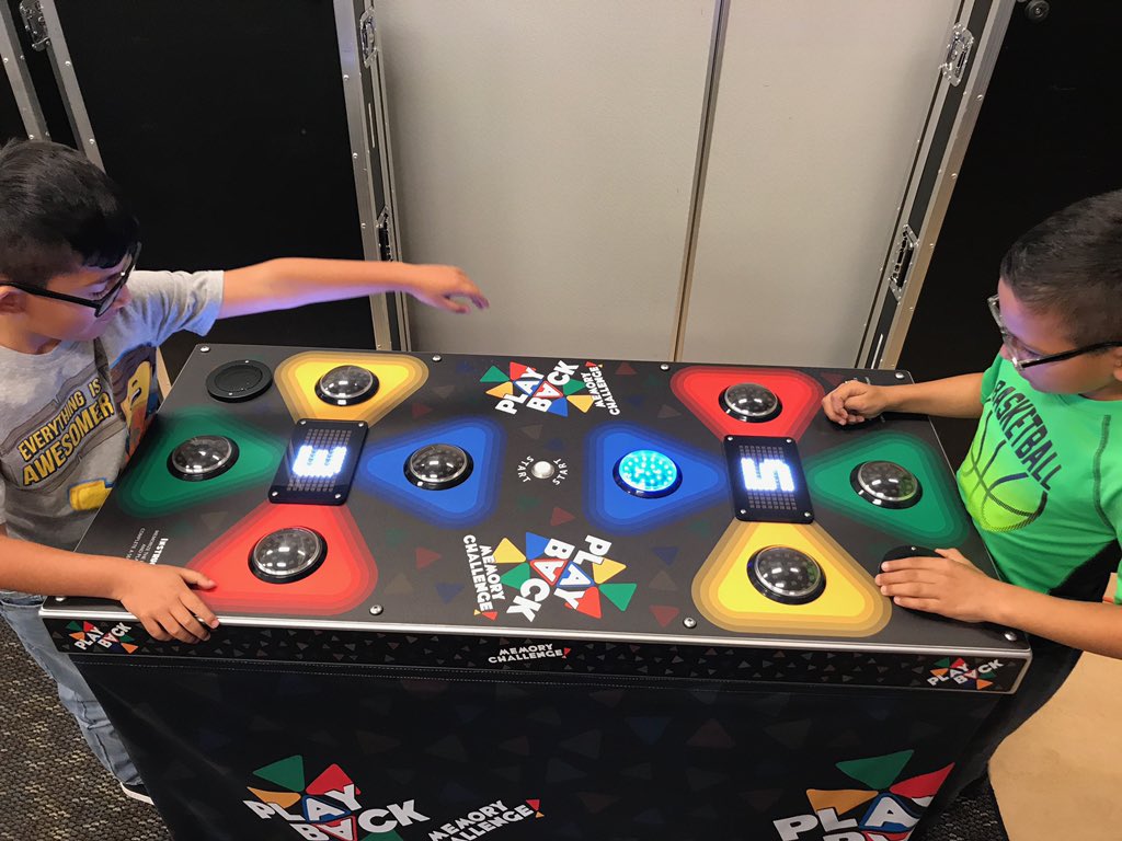 HorizonSuns's tweet photo. A few HRZ Students participating in our 2nd Grade STEAM Arcade today.
#SteamArcade #HorizonElementary https://t.co/tghBjPMEkh
