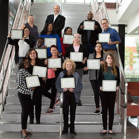 7 displaced workers attend HR Assistant Academy for free with funding help from <a href="/LAEWDD/">LAEWDD</a> Canoga Park/South Valley WorkSource Center (WSC), get skills to return to labor market
Story at ow.ly/YKFx50tzxvY
Learn more about EWDD WSCs at ow.ly/rwbz50tzxub