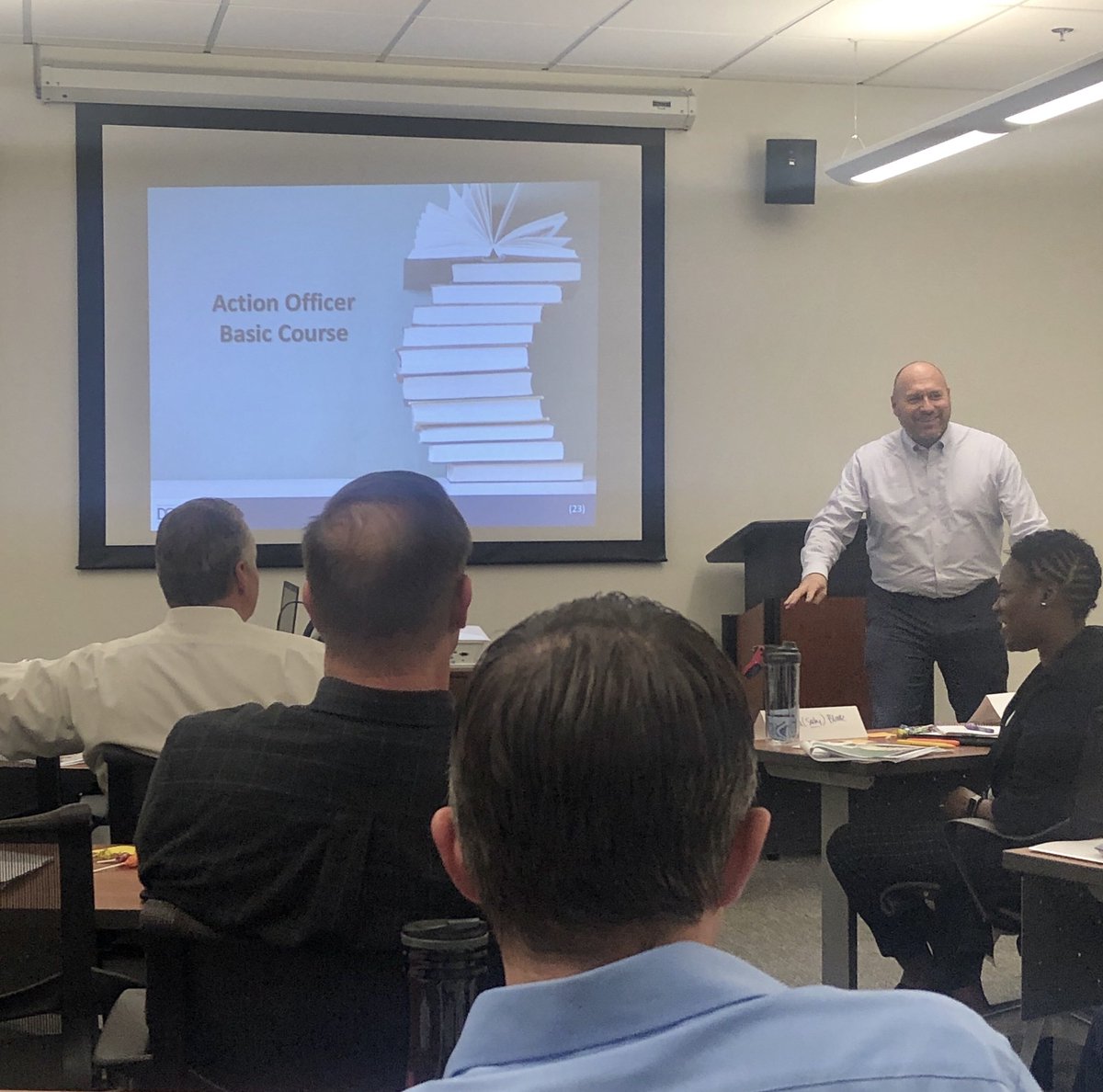 DCPASExcellence's tweet photo. Kicked off the inaugural DCPAS Action Officer Basic class today. Justin Kinnaman, DCPAS Chief of Staff provide rich content to our Action Officers. #DCPASExcellence #Training #TeamFusion https://t.co/wx2h5tHCc5