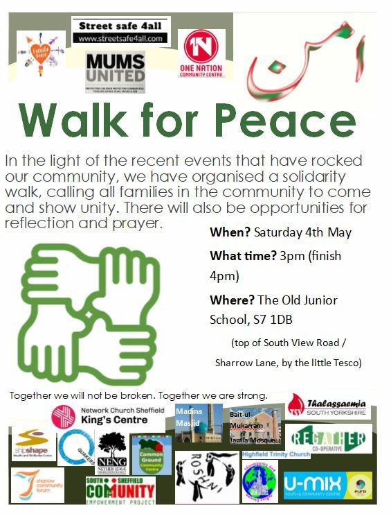 ONENATIONCC's tweet image. Please try and attend with family this Saturday, very important we stand with one voice against violent knife crime, drug dealers, and other issues which are destroying our area, please retweet and share, @mumsunitedshef
