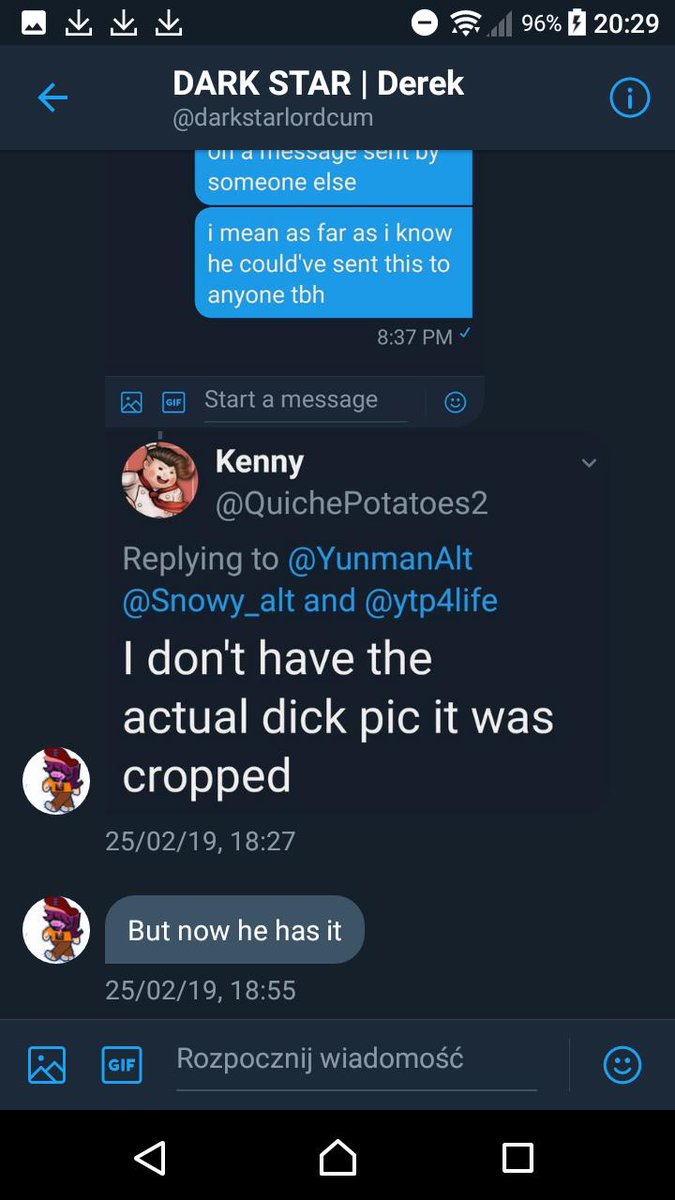 ethanchaotic's tweet image. @/us_kingdom This guy going around as his original name "kingdom hearts facts" decided to see if he could make the situation of the REAL "Ytp4life" (who now goes by "darkstarlordcum) to make a situation of him being a "pedophile" seem worse (1/2)