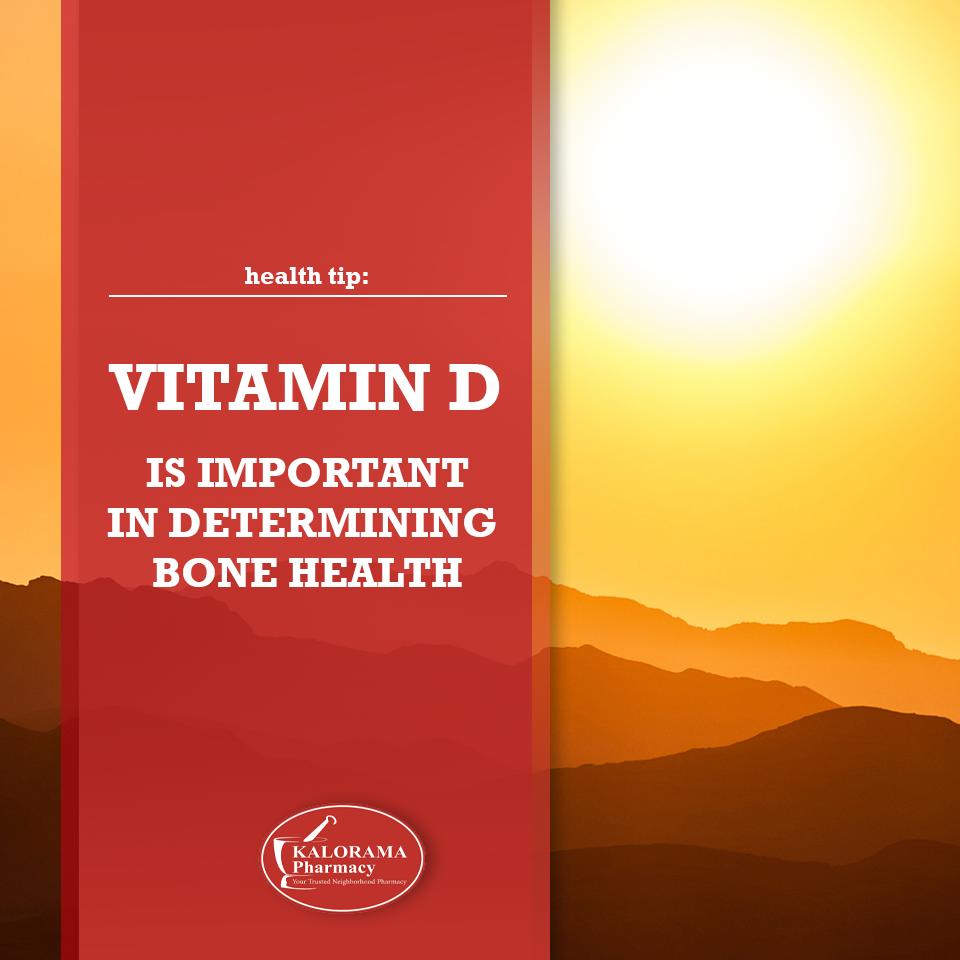 #HealthTip - Vitamin D is necessary for strong bones and muscles. Without Vitamin D, our bodies cannot effectively absorb calcium, which is essential to good bone #health.