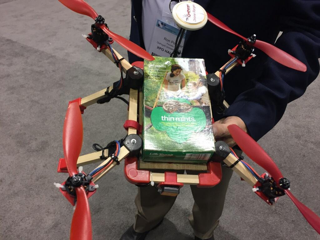 XPONENTIALshow's tweet photo. Kudos to @onpoynt for the work they're doing for #dronesforSTEM & #STEMeducation! ๐Sign us up for the @girlscouts Cookie #UAV! ๐ #auvsiXPO https://t.co/rfEnJQMUNR