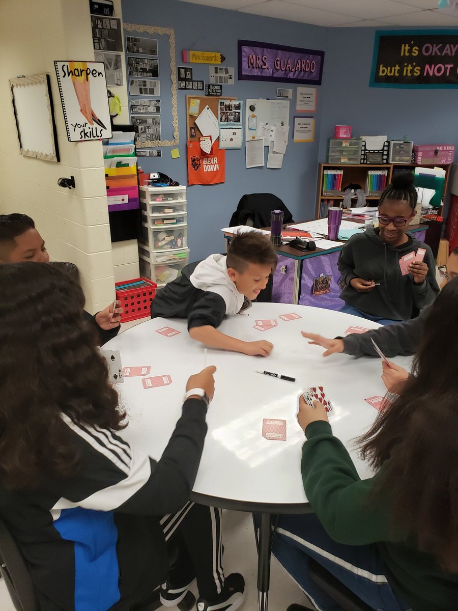MathGuajardo's tweet photo. "G" means game day in math class. Whose up for a little spoons? #709math #vvsdmath @AVMVikings https://t.co/zdPPk1rDeN