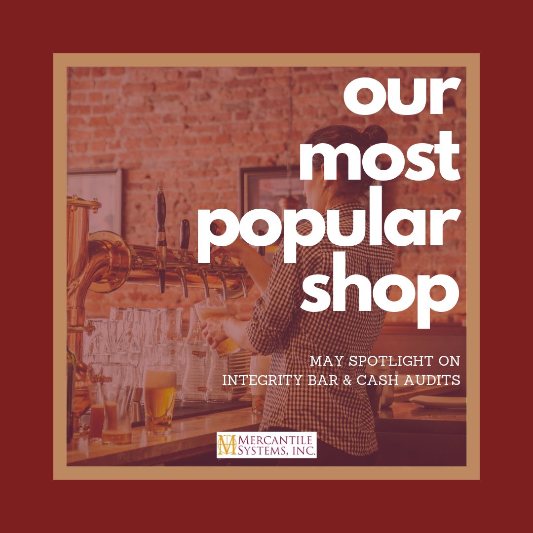 SystemsMerc's tweet image. May spotlight on MSI's Integrity Bar &amp;amp; Cash Audits! On a typical bar shop, MSI shoppers observe cash handling, preparation of drinks, if any customers under the age of 30 are asked for id, and if receipts are given to guests.
 
#Mercantile
#MysteryShopping
#SecretShopper
#Bar