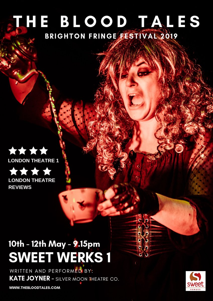 SilverMoonPoet's tweet photo. @TheBloodTales is going to @brightonfringe ...
Will you join us? https://t.co/KVzL4mm55X