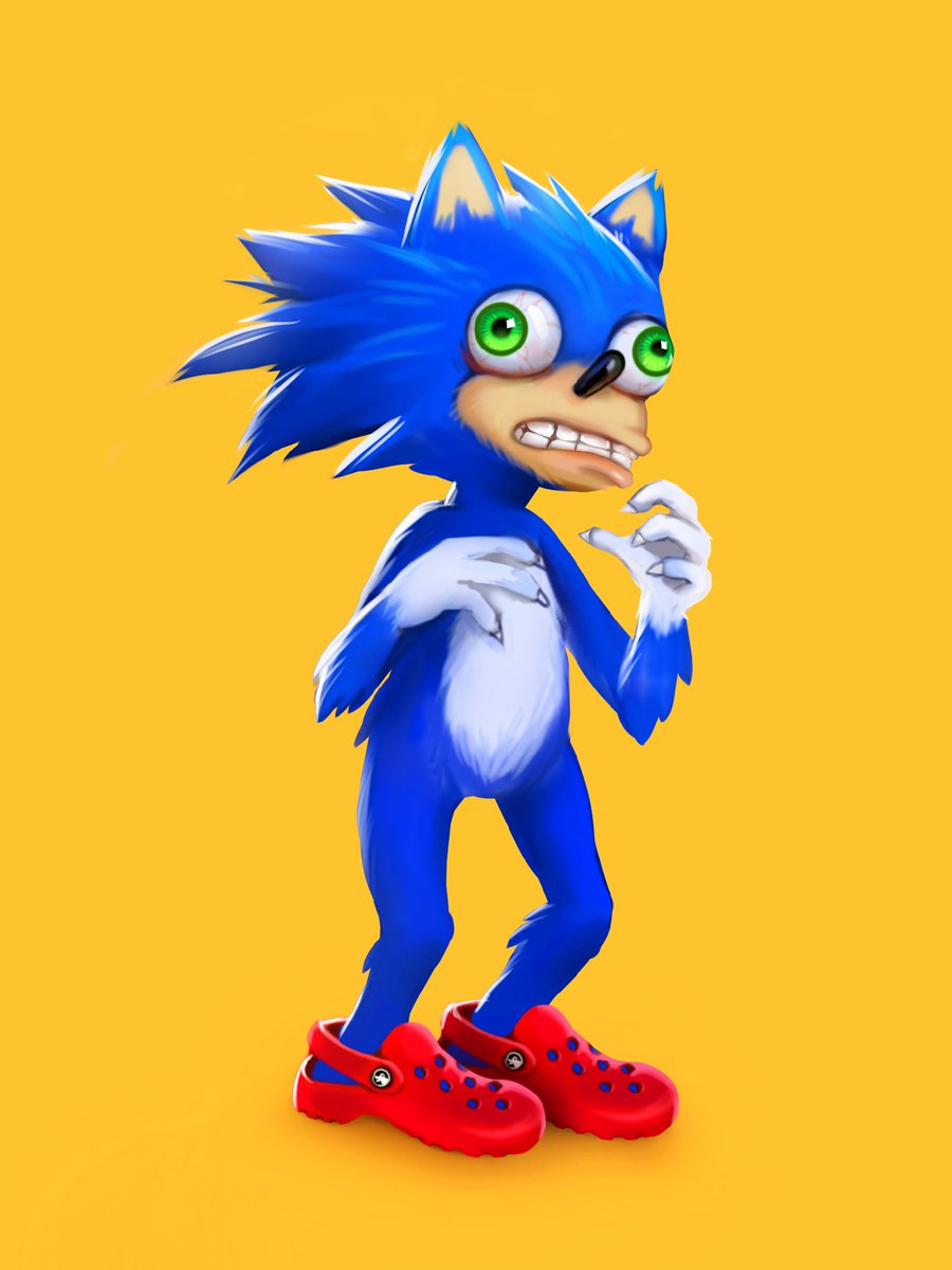 What if Sonic wore Crocs? pic.twitter.com/FDVScV6yNP. 