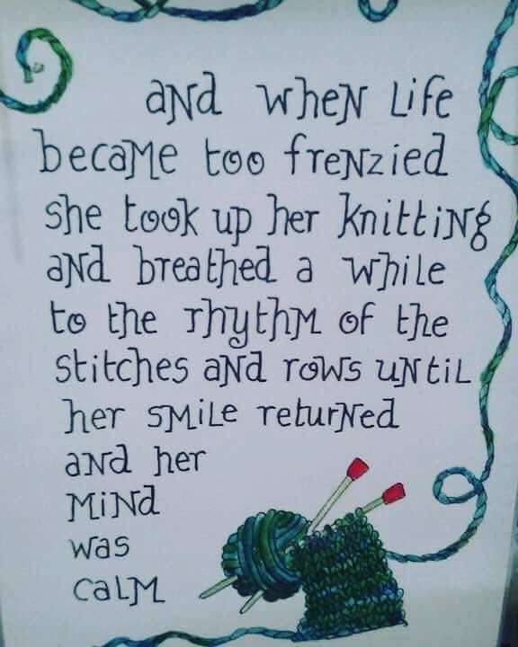 What a lovely wee poem. And yes, is this how it is for you too?
.
.
.
.
.
#metime #mindfullness #knittingforrelaxation #knitanddestress #knittingformindfulness #mindfulknitting #can'tmeditate #knitting isthenewyoga bit.ly/2Y1ibI3