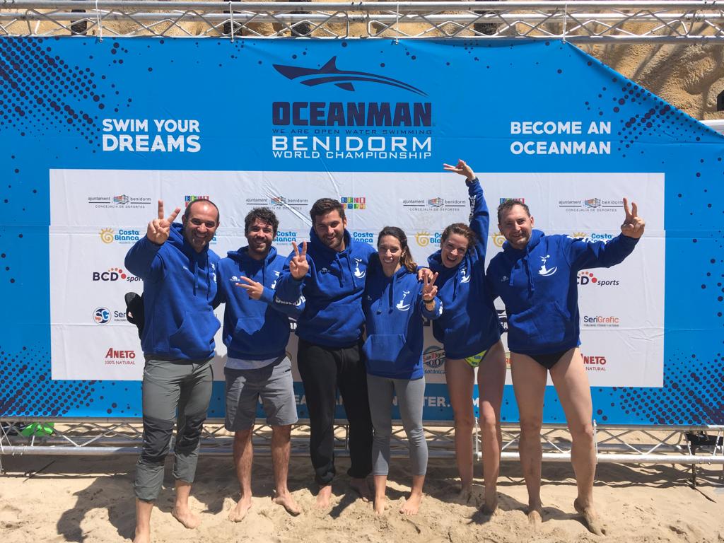 cntorrelodones's tweet photo. Gran éxito del Club Natación #Torrelodones en la Travesia Internacional #Oceanman #Benidorm : Laura Oro , Germán Plata y José Bronce. Rodrigo, Lourdes y Gabi finishers y grandes actuaciones. Enhorabuena a todos!! #openwaterswimming #aguasabiertas https://t.co/CvtMXhE29b