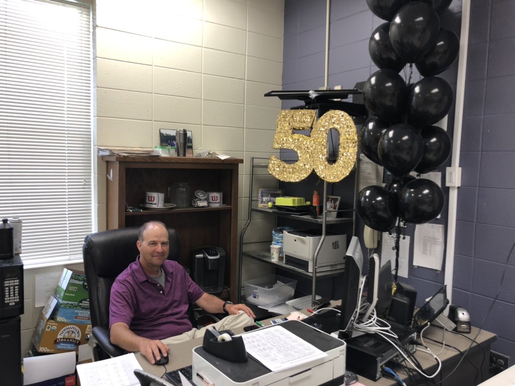 throwercaroline's tweet photo. RT to wish Coach Sanders a happy birthday! https://t.co/xqzK6pVNbx