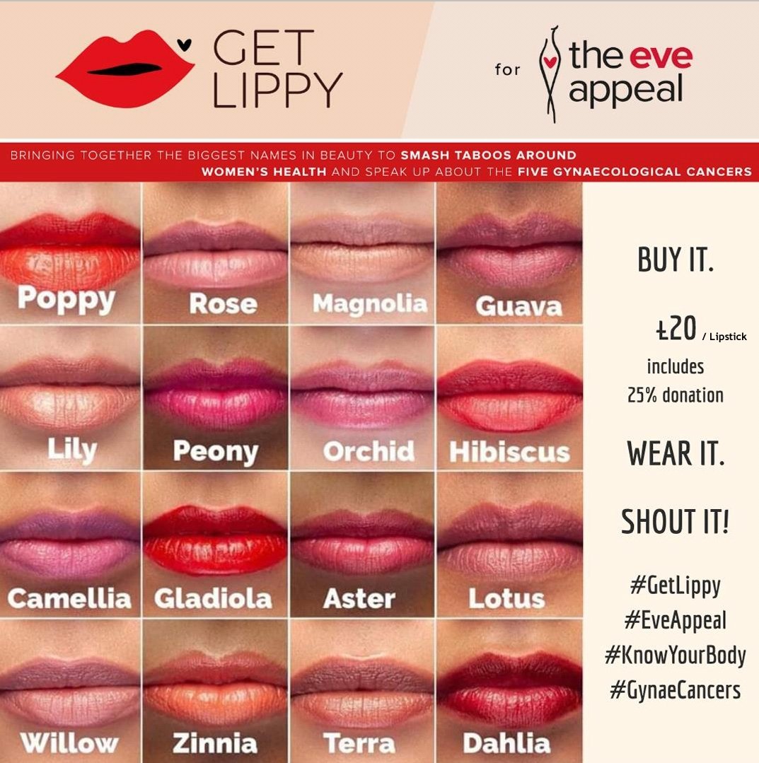 Support a great cause #eveappeal #getlippy Contact me to order/donate 💋❤ #Arbonne #wellness #gynaecancers #thedigtalgp #CancerResearch #Arbonneuk #vegan #WomensHealth