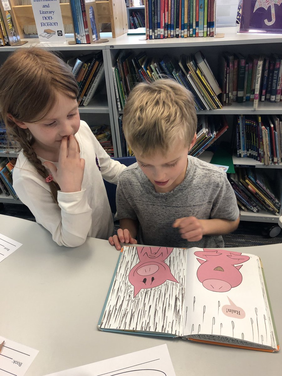 Reading Elephant and Piggie books to find a characteristic that describes Gerald and Piggie and point to evidence in the story for their choice...”Isn’t Gerald a worrier?” <a href="/brittA_donovan/">B Donovan</a> <a href="/AHSD25Patton/">Patton Elementary</a> <a href="/The_Pigeon/">The Pigeon</a>