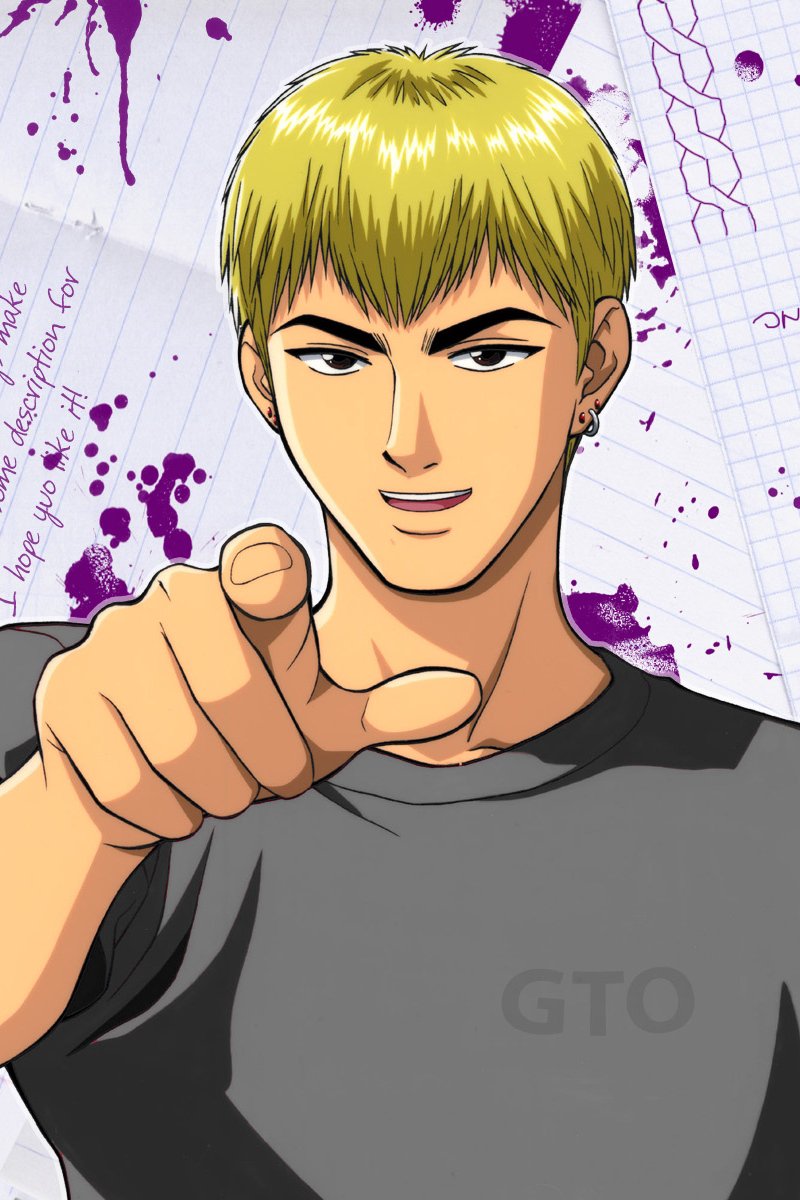BakaPuff's tweet photo. @Crunchyroll Eikichi Onizuka https://t.co/jaHQgLFi45
