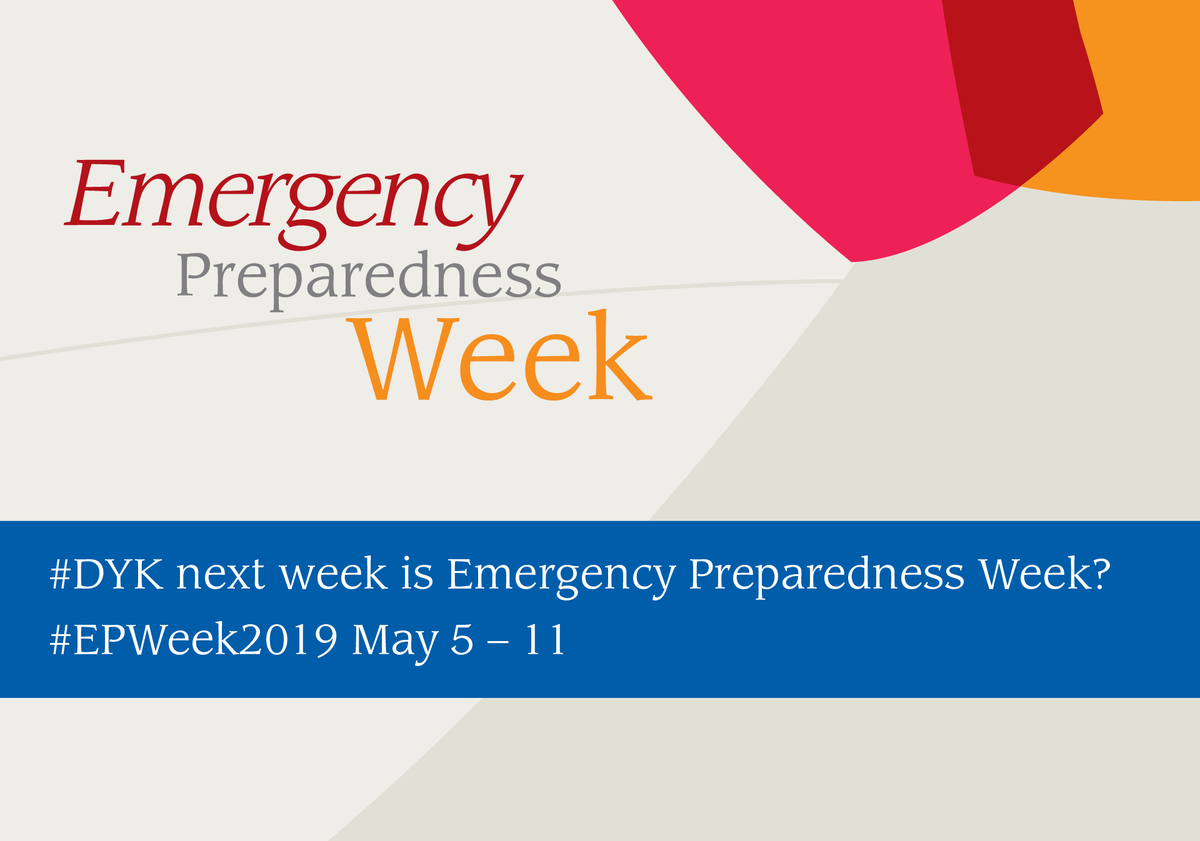 Safety_Canada's tweet photo. 🚨 #EPWeek2019 kicks off on Sunday!🚨 Stay tuned to learn how you can enter to win a prize just for taking steps to help your family be #EmergencyReady https://t.co/ERQ29LbAUB