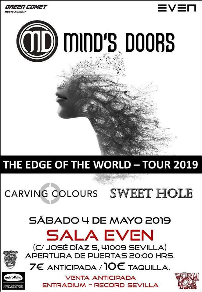 Cómo va eso amigos del Prog?!!! 🙂 Os recordamos que éste sábado 4 de mayo estaremos junto a nuestros compañeros de  <a href="/MINDSDOORS/">MIND´S DOORS</a> y <a href="/carvingcolours/">Carving Colours</a> para soltar toda la caña en <a href="/salaeven/">Sala Even</a> Esperamos veros a todos allí!!! 💪🏻🎸🎶🎤🎼🎼