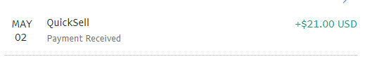 BESTHVHER's tweet photo. @quicksellgg Thanks for the simple cash out would highly recommend https://t.co/ttfSIu2lou