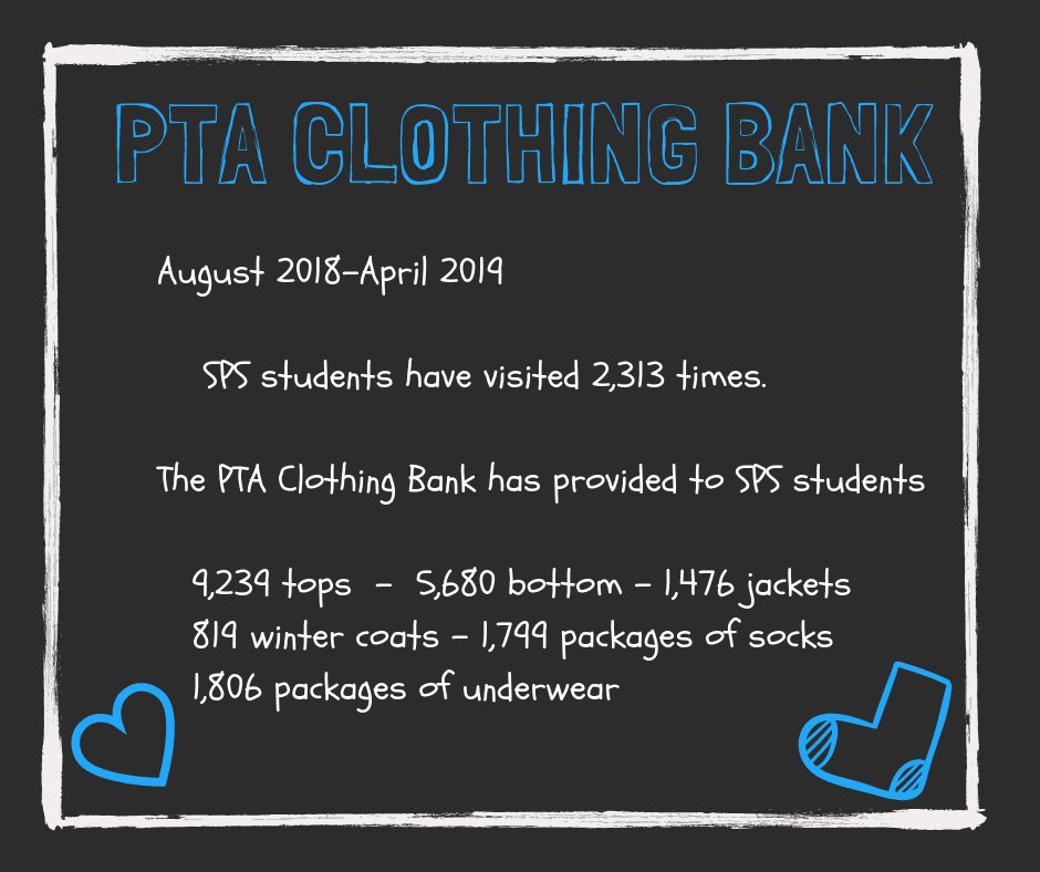 Thank you, PTA members and our Springfield community for making it possible.... here are our year-to-date numbers so far... still two days in June for this year’s shopping still to come!  June 6th &amp; 20th 1-4pm  <a href="/SCPTAMO/">SCPTA</a>  <a href="/officialSPS/">Springfield Public Schools</a>