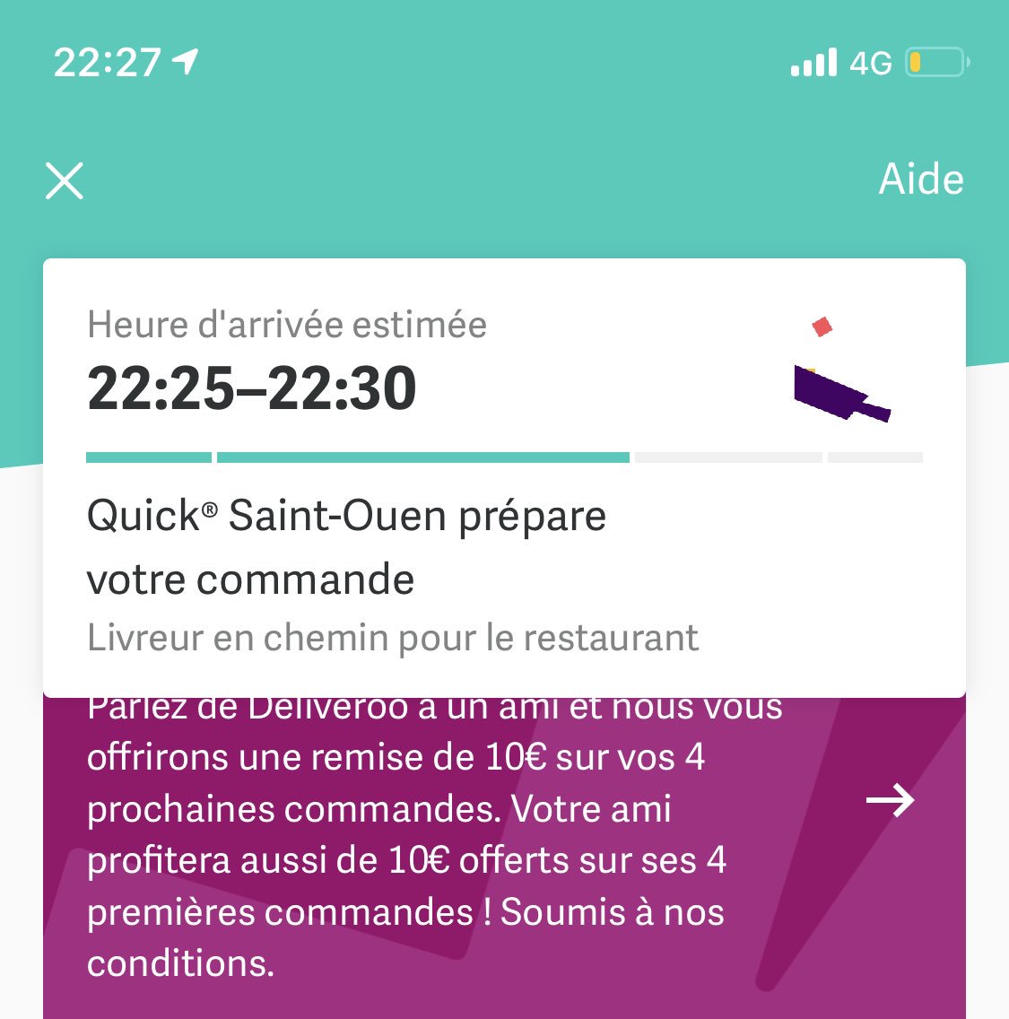 Camdu972's tweet photo. Donc ça fais 1h que j’attends ma commande et qu’on me dis que le livreur et en chemin puis au restaurant puis en chemin on fais comment pour les livrés @Deliveroo_FR  ?????? https://t.co/pm1Xq4Xj9B