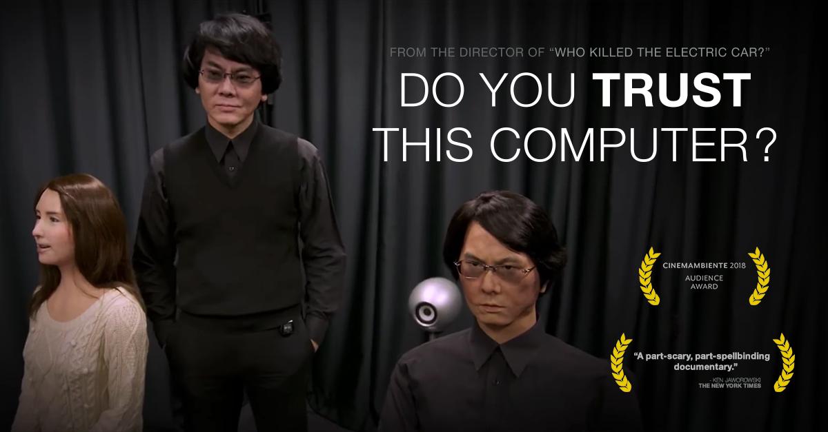 DoYouTrust's tweet image. Will #AI usher in an age of unprecedented potential or prove to be our final invention? 
Stream #DoYouTrustThisComputer? this weekend and you be the judge: bit.ly/2LpLopc