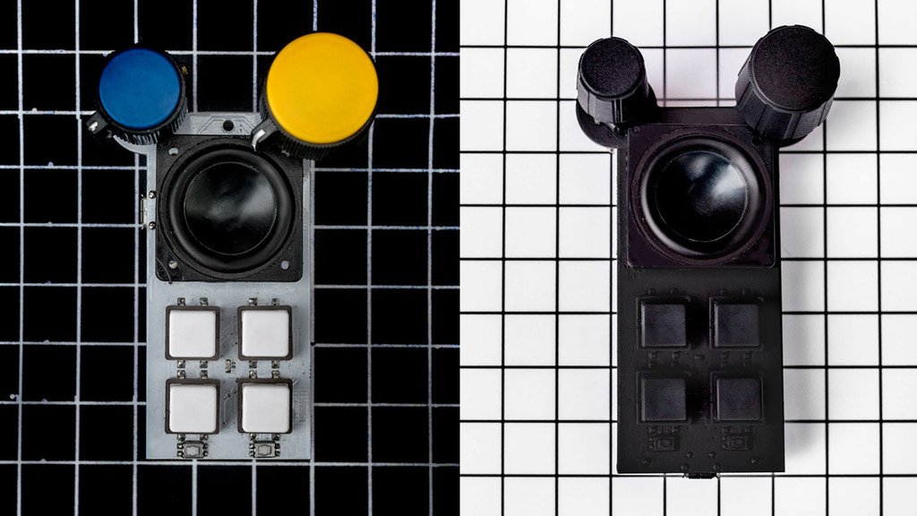 Bitty is an Arduino-compatible drum machine/synth that fits in the palm of your hand: bit.ly/2Y5Y2Rb