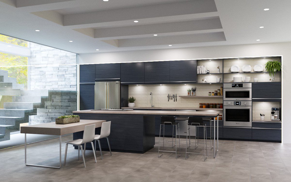 Daltile's tweet photo. You can combine floors, walls and countertops in a variety of styles and moods in our #Stylizer app. Looking at these floor options from the Modern kitchen, which one fits your vision? https://t.co/vI9HTDP5sz #tile #tiledesign https://t.co/3RMSTnxOfI