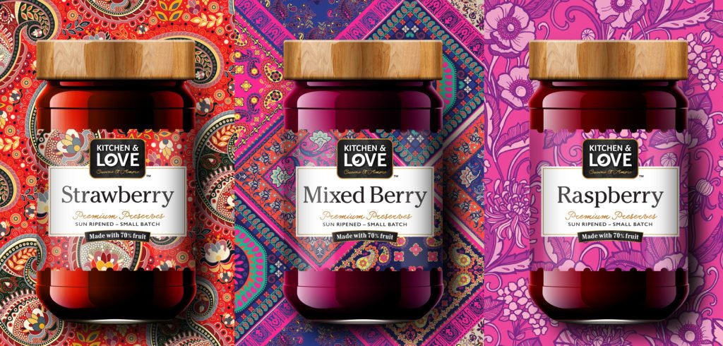 Recently introduced by our friends at <a href="/CucinaAndAmore/">Cucina & Amore | Kitchen & Love</a>, these small batch, artisan preserves from Switzerland are made with 70% real fruit. Delicious and beautiful to boot! lnkd.in/gu4RE3F  #packagingdesign #branding #specialtyfoods