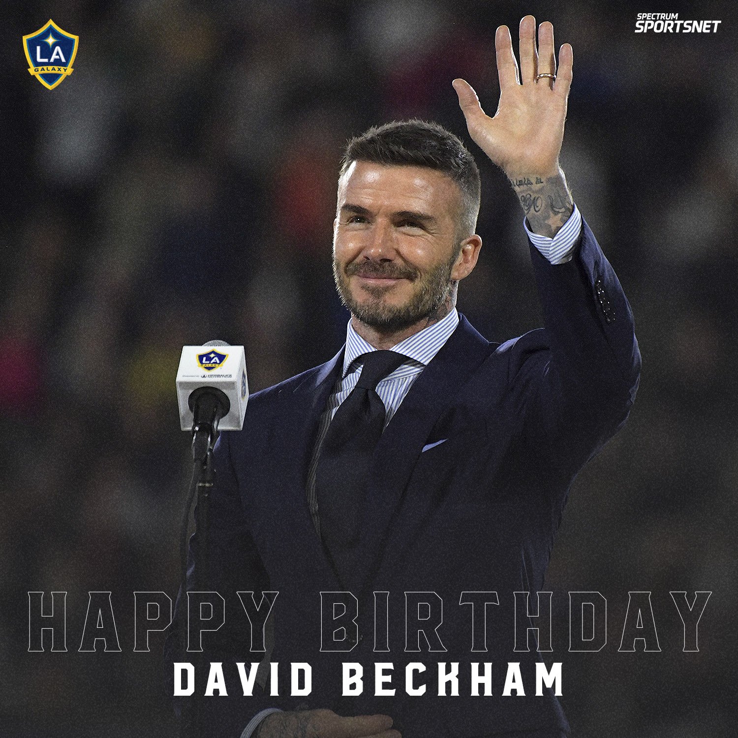 44 never looked so good. 
Happy Birthday to great, David Beckham! 