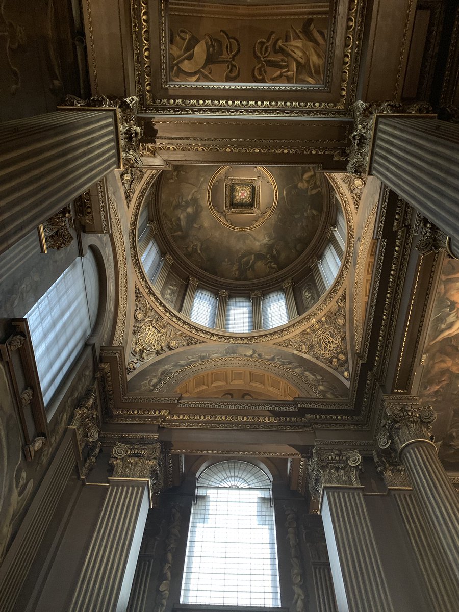 mark_cine_arch's tweet photo. The restoration of the painted hall at the old Royal Navy academy is amazing. Enjoying the @nlalondon charity event with @BespokeLindsay #dapperduo https://t.co/vxzCyzd7VO