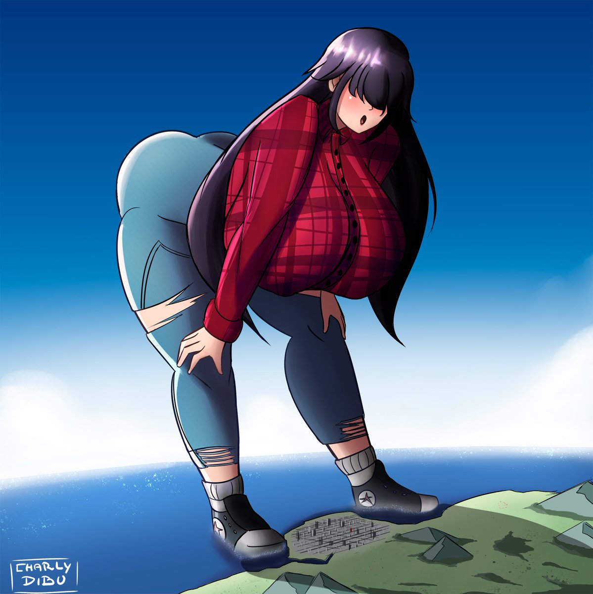 Giantess OC Jackie"Her name is Jackie. 