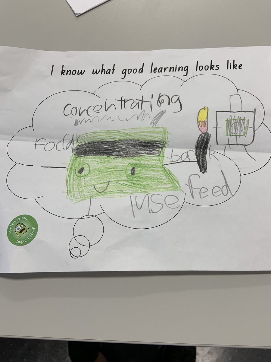 Loving that our Year One Students can articulate what good learning looks like😀 @k_rigas @CorwinAU @VisibleLearning