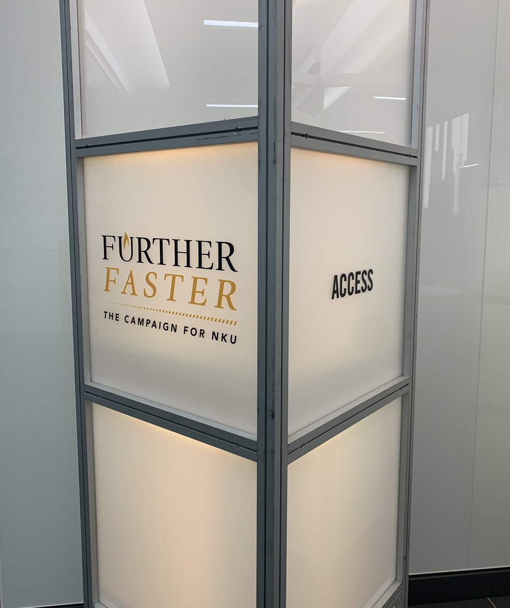 NKUalumni's tweet photo. Big things are happening at NKU! Be on the lookout tomorrow for a huge annoucement. #FurtherFaster https://t.co/mPnJvZSAoh