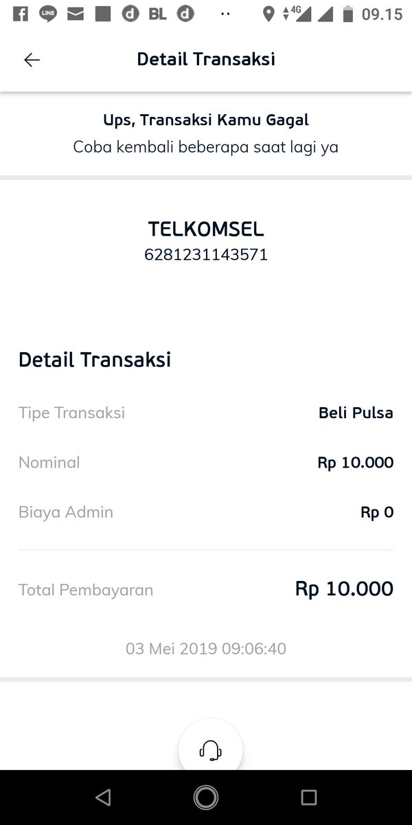 fan_san's tweet photo. Transaksi gagal pake @linkaja  tapi saldo terpotong.  Gimana dong? https://t.co/72a8EWlWQM