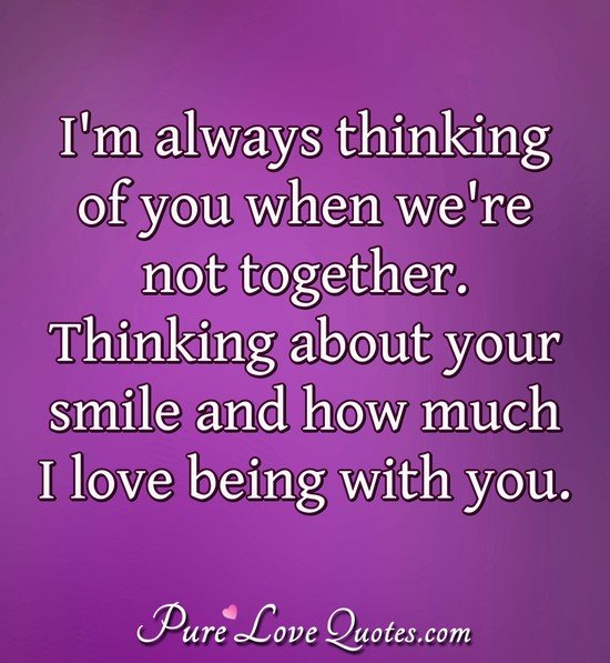 im thinking about you quotes