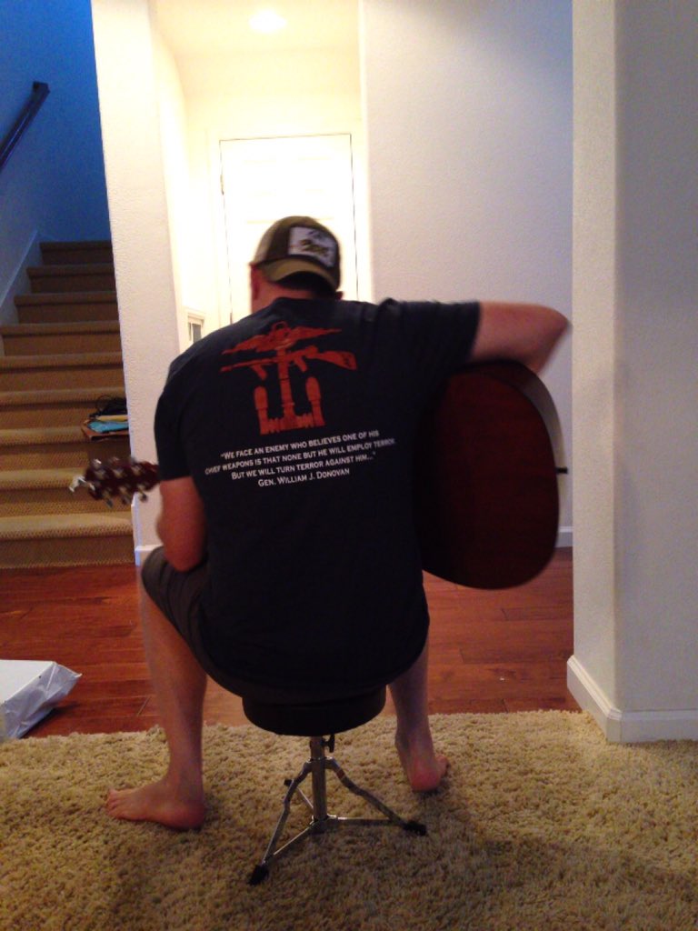 IngloriusAmatrs's tweet photo. The #IACOG shirt is also great for guitar playing...available via pre-sale from now until 15MAY2019. https://t.co/Wq9SsE80qG #cultoftheoss #ingloriousamateurs https://t.co/N3Iydrp1ip