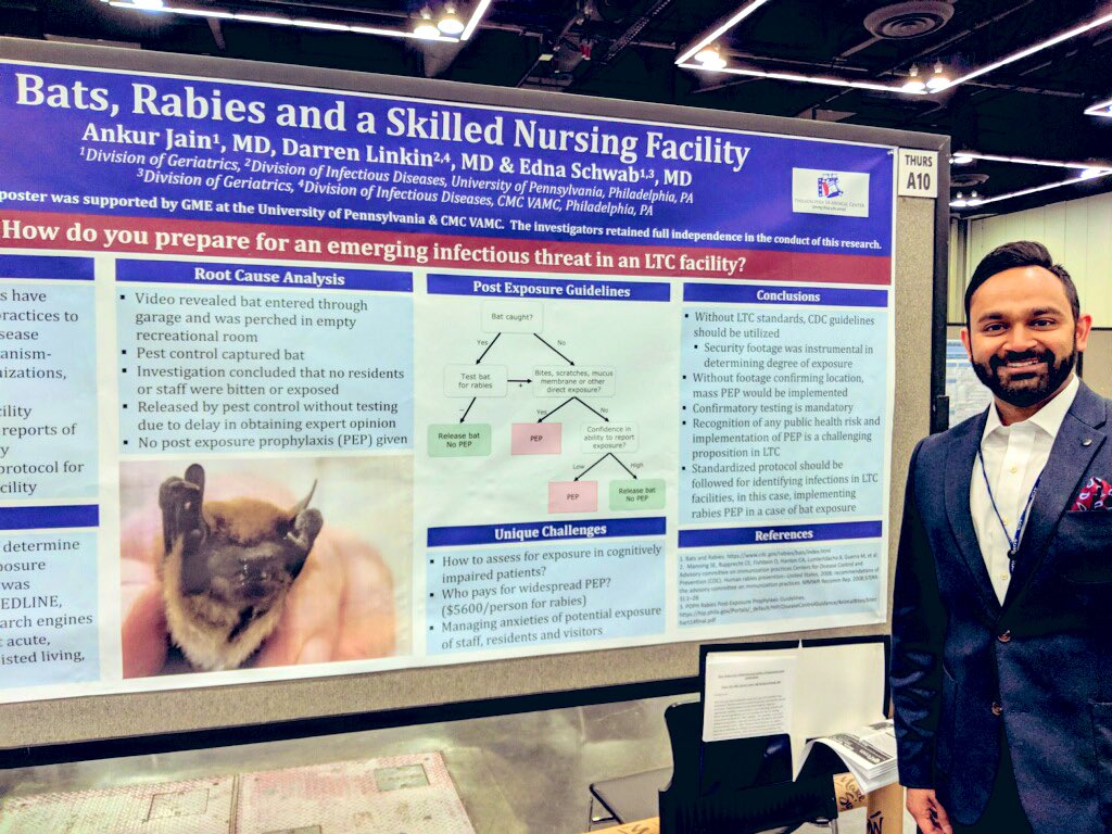 drrshah's tweet photo. Poster presentations by all us #gerifellows from UPenn at #AGS19. So proud to be co-fellows and become close friends with you all over this past year! #IamGeriatrics @AlysonMichener @LinneacolleenM @doctorj84 @walke_the_talk #AGSProud https://t.co/0aytmQVGLL