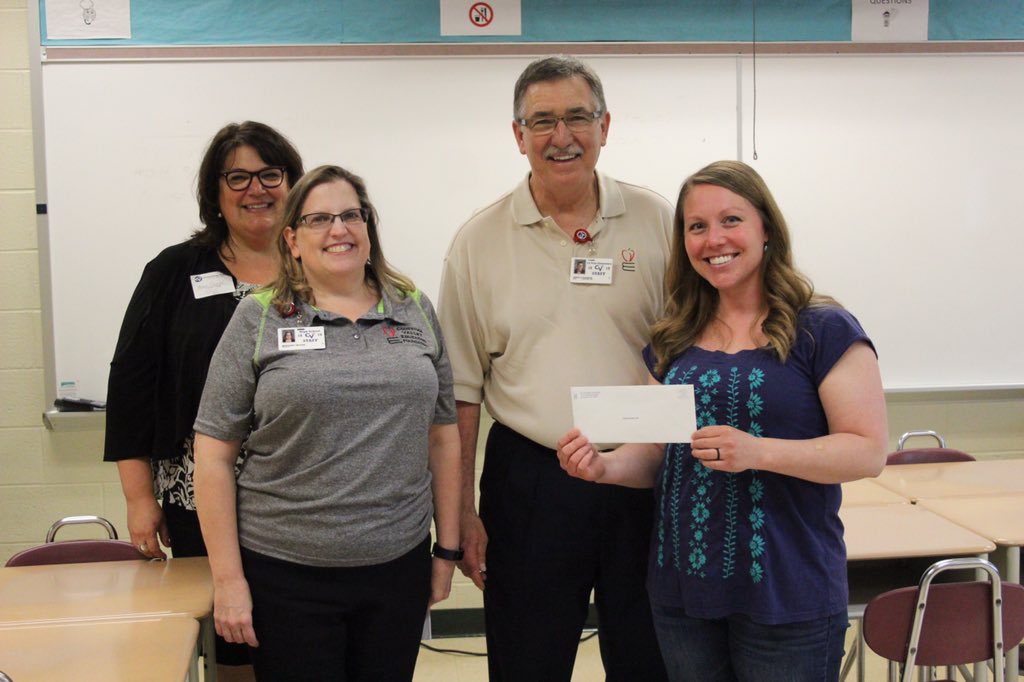 MrsGrenter's tweet photo. Thank you to #CVEF for awarding #8Blue a grant to participate in a virtual field trip next year with The Challenger Learning Center at Wheeling Jesuit University! Can’t wait to bring E-Mission Montserrat to @GHMSBuckskins! @clcwju https://t.co/7Ftfo7gyM2