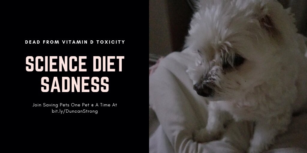 DuncanStrong5's tweet photo. So many senseless deaths from Science Diet.
#DuncanStrong #DogLover #puppiesofinstagram #puppylove #puppygate #dogs #Kitten #doglove #catsagram #dogmommy #Kitty #petlovers #dogfriendly #cats #puppies #puppydog https://t.co/7eqwPBvpZh