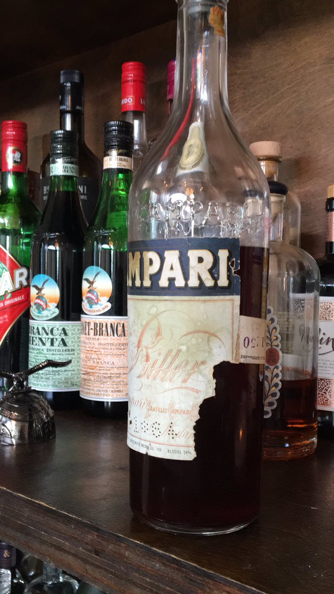 Still pouring 1964 Campari Negronis #notforlong