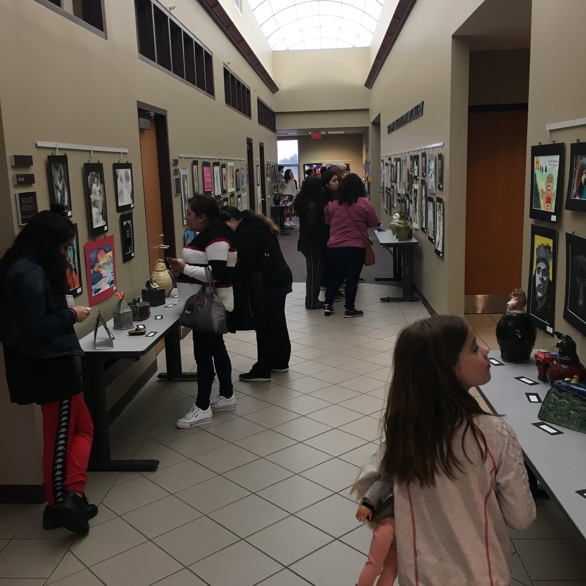 d202schools's tweet photo. #PHSCC senior art show reception going on now at the Administration Center. @PHSCCADMIN #202proud https://t.co/gsNadqN5yj
