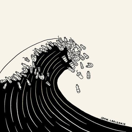 fatihcenikli's tweet photo. “Her yıl okyanuslara, tahminen 8 milyon ton plastik atık giriyor. Daha az plastik kullanma zamanı...”
(Plastic Wave, illüstrasyon, John Larigakis)
#dahaazplastik #johnlarigakis https://t.co/Oh5T4xwpRc