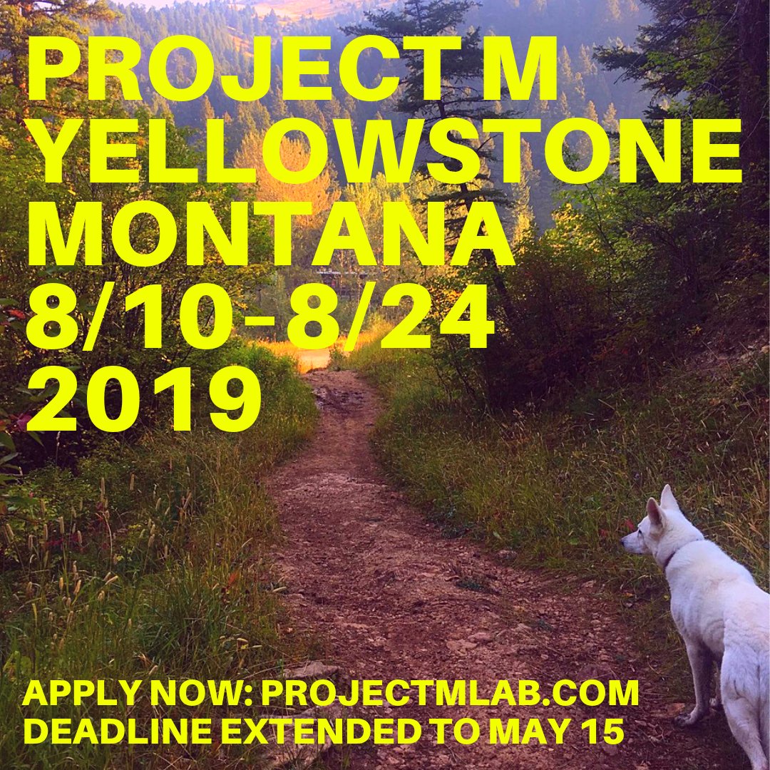 ProjectM's tweet image. We pushed back the Montana application deadline to May 15. See you on the trail!