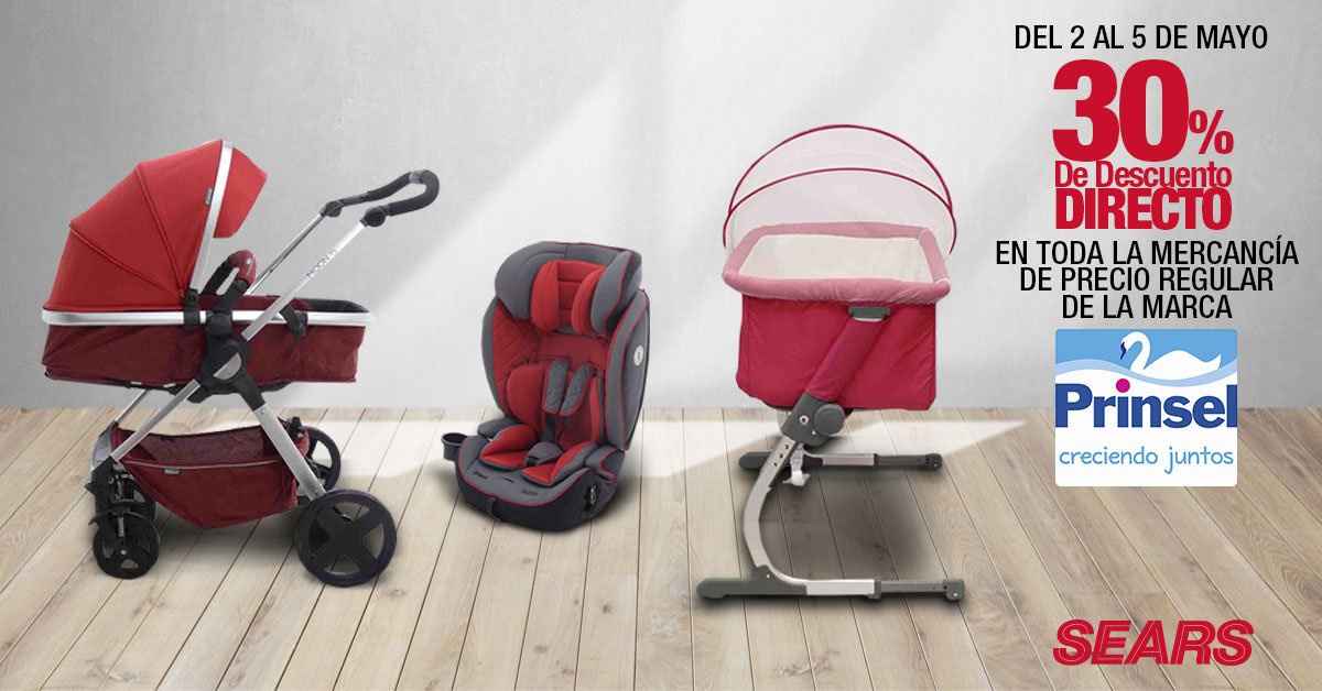 searsmexico's tweet photo. ¡Aprovecha esta magnífica promoción que tenemos en la línea #Prinsel! #SearsMeEntiende
Vigencia del 2 al 5 de mayo de 2019, Pregunte por artículos participantes con nuestros vendedores. https://t.co/vsZib2nL1p