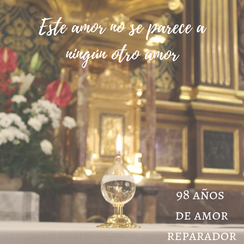 Las Misioneras Eucarísticas de Nazaret celebramos hoy el 98º aniversario de nuestra Congregación. Damos gracias a Dios por este don para la Iglesia y el mundo, por San Manuel, por el carisma eucarístico reparador, por cada hermana, por tantas personas que caminan a nuestro lado