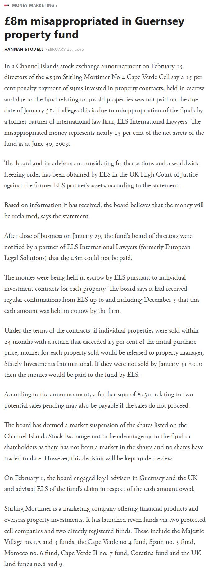 Ian Beckett On Twitter Retheauditors Premnsikka Alexralph I Wonder If Uksfo Remembers Administrators Have Been Told Of The Sterling Mortimer Bowman Clink Cape Verde Gig What Do We See