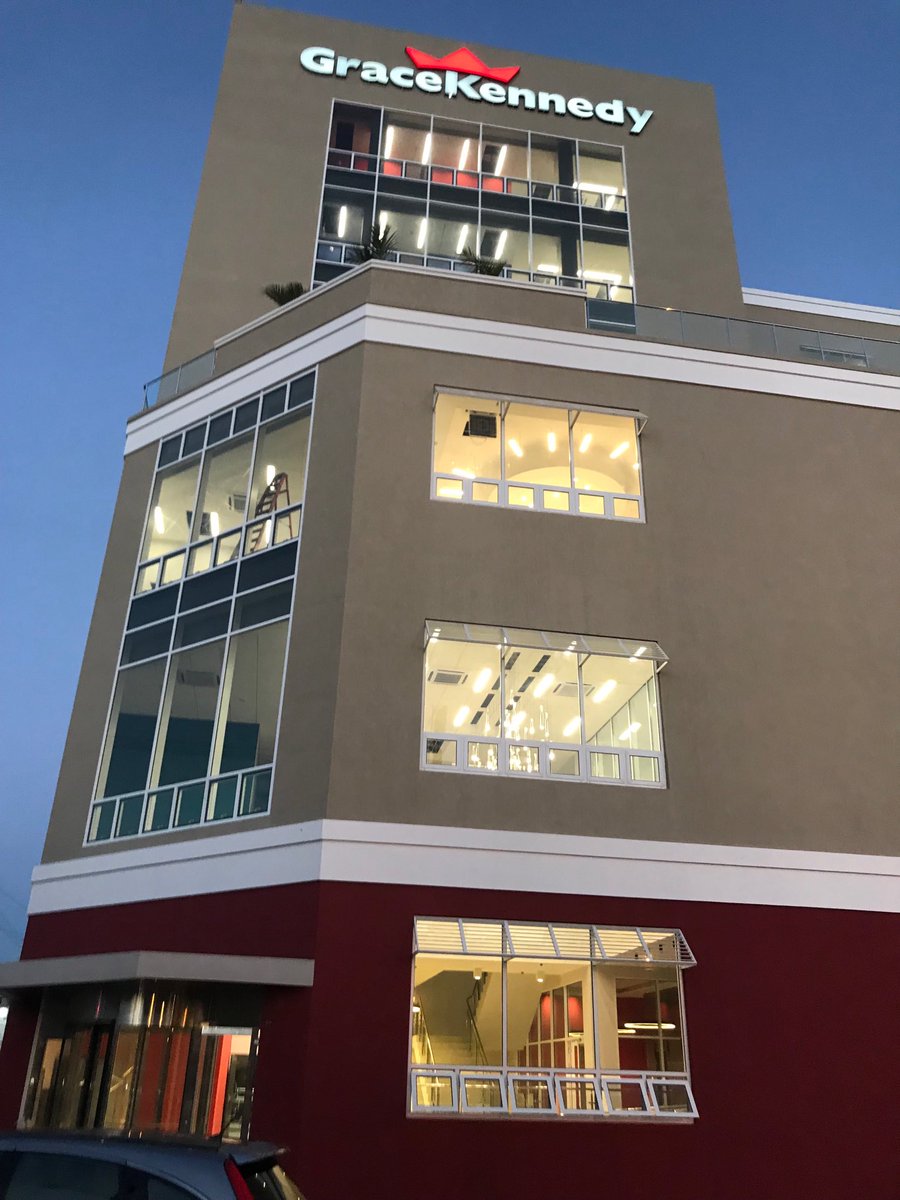 dgwehby's tweet photo. Our building GKCHQ is now complete.   We will start moving on Monday.  Congratulations and a big thank you to the team who made this dream a reality.   ⁦@GraceKennedyGrp⁩ https://t.co/erxnsHhXKa