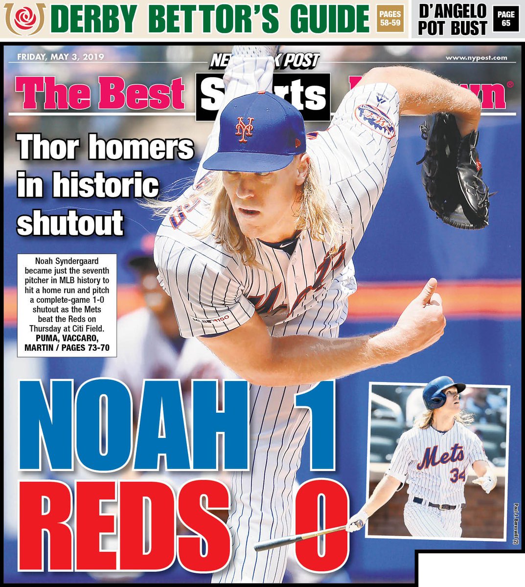 The back page: Thor makes history. 
