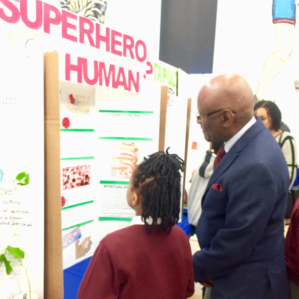 crawfordacad's tweet photo. Science Fair 2019: From Imagination to Innovation II was a success!  Thank you to our JK-12 students and parents for all your innovative research/experiments and hard work!  #CAAscience #GeekisChic https://t.co/dhenBG9pcv