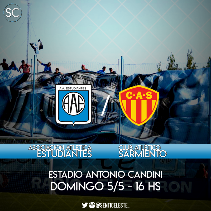 senticeleste_'s tweet photo. ⚽️ #Estudiantes 🆚 #Sarmiento.
🏆 #FederalA #PentagonalFinal.
🗓 Domingo 5 de Mayo.
⌚ 16:00hs.
👤 Mastrangelo, Sebastián.
🏟 Antonio Candini. https://t.co/huOn3W7uqz