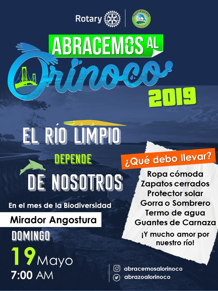 Todo listo para #AbracemosAlOrinoco2019 la actividad #Ecológica más importante de #CiudadBolívar en el saneamiento del #RíoOrinoco.
-
🙌 Sé parte de la generación que construye la ciudad que queremos y merecemos.
-
#SinAccionNoHaySolucion
-
📌 Dom 19May #MiradorAngostura 7a.m.