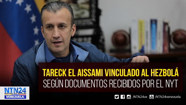 NTN24ve's tweet photo. El vicepresidente del Área Económica, Tareck El Aissami es señalado de haber promovido el movimiento del grupo terrorista Hezbolá en Venezuela https://t.co/b2Bt7HJsLY https://t.co/b4K0MUvasy